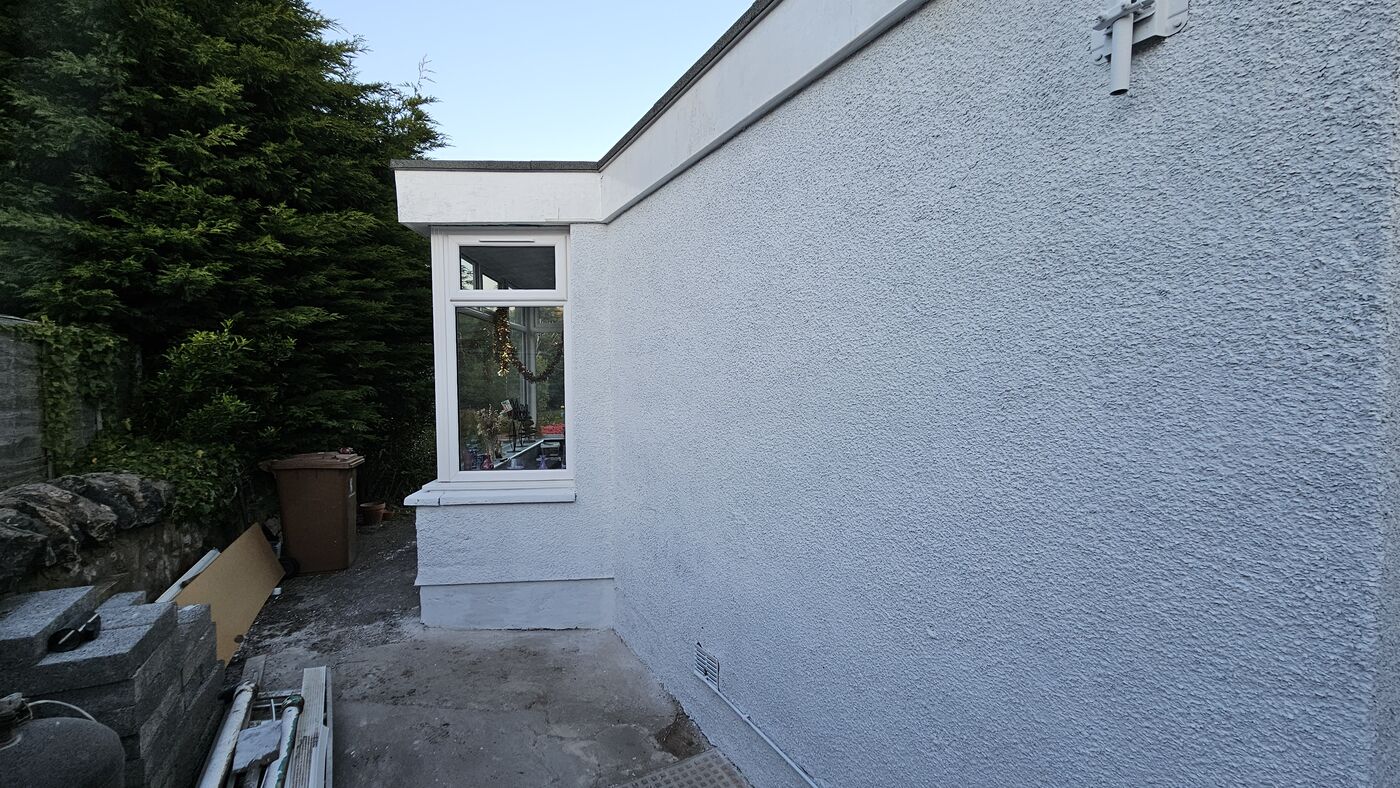 Side wall — smooth polymer finish